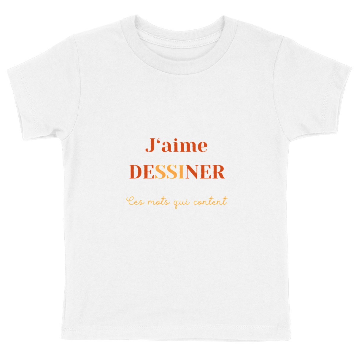 T-shirt Enfant - J'aime Dessiner